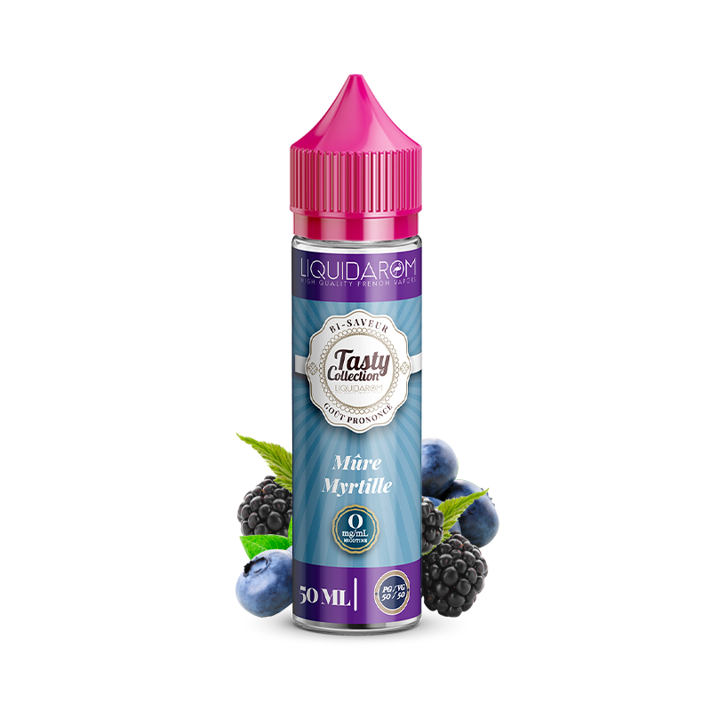 MÛRE MYRTILLE - TASTY COLLECTION 50ML (LIQUIDAROM)