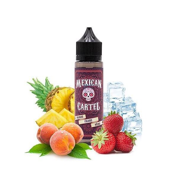 ANANAS FRAISE PÊCHE - MEXICAN CARTEL 50ML