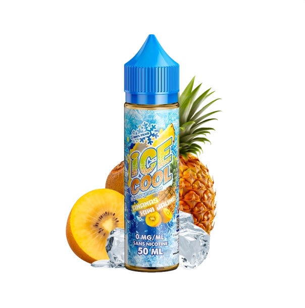 ANANAS KIWI JAUNE - ICE COOL 50ML