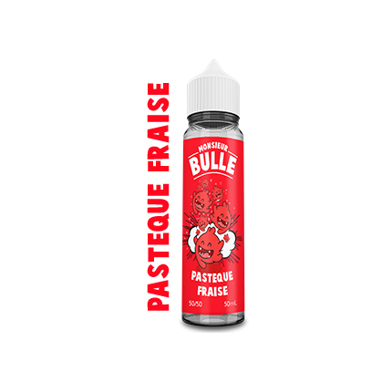PASTÈQUE FRAISE - LIQUIDEO 'Monsieur Bulle' 50ML