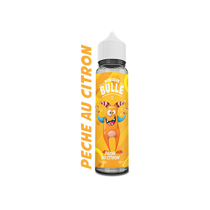 PÊCHE AU CITRON - LIQUIDEO 'Monsieur Bulle' 50ML
