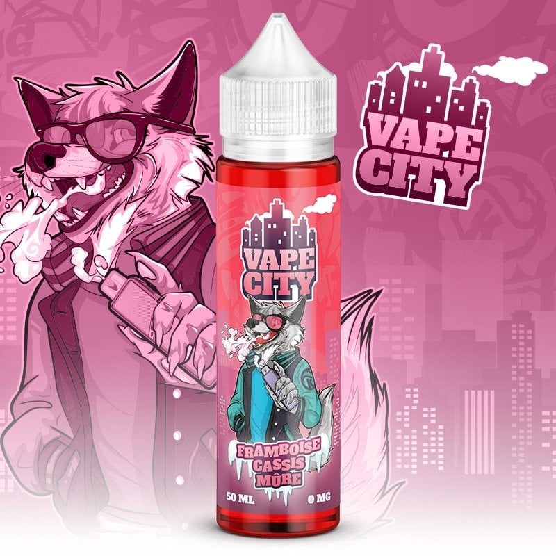 FRAMBOISE-CASSIS-MÛRE - VAPE CITY 50ML