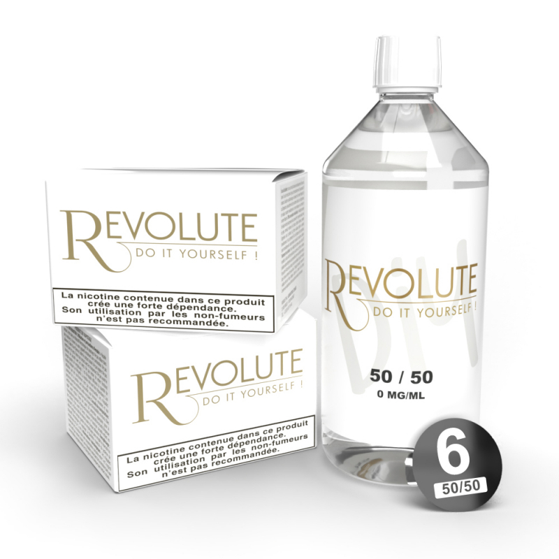 PACK DIY 1L 6MG/ML (50/50) - REVOLUTE